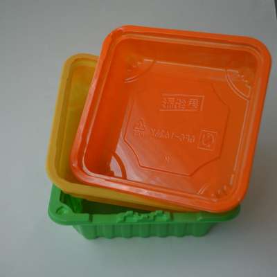 Hot sale  disposable food trays plastes for fruit/vegetable/frozen meat food packaging microwaveable