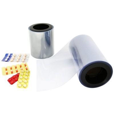 Medical Grade Clear Rigid PVC Plastic Blister Pack Film For Thermoforming Specification