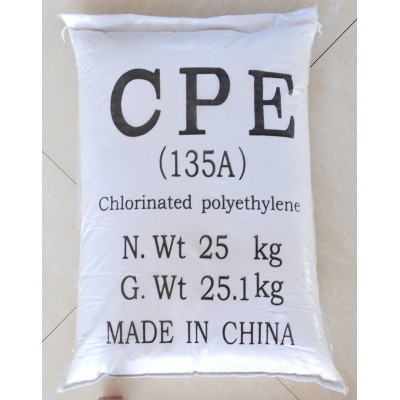 Raw Material PVC Processing Aid CPE 135A For PVC Products